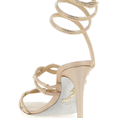 René Caovilla Braid Cleo Sandals