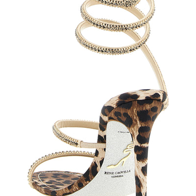 René Caovilla Cleo Leopard Sandals