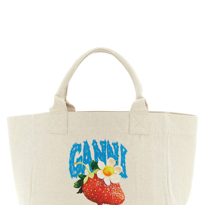 Ganni Medium Strawberry Shopping Bag