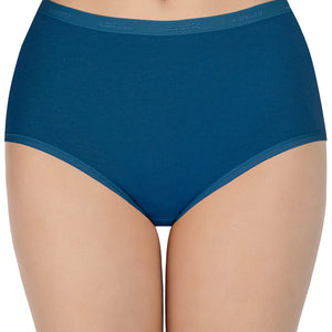 High Rise Solid Full Brief Panties (Pack of 3)