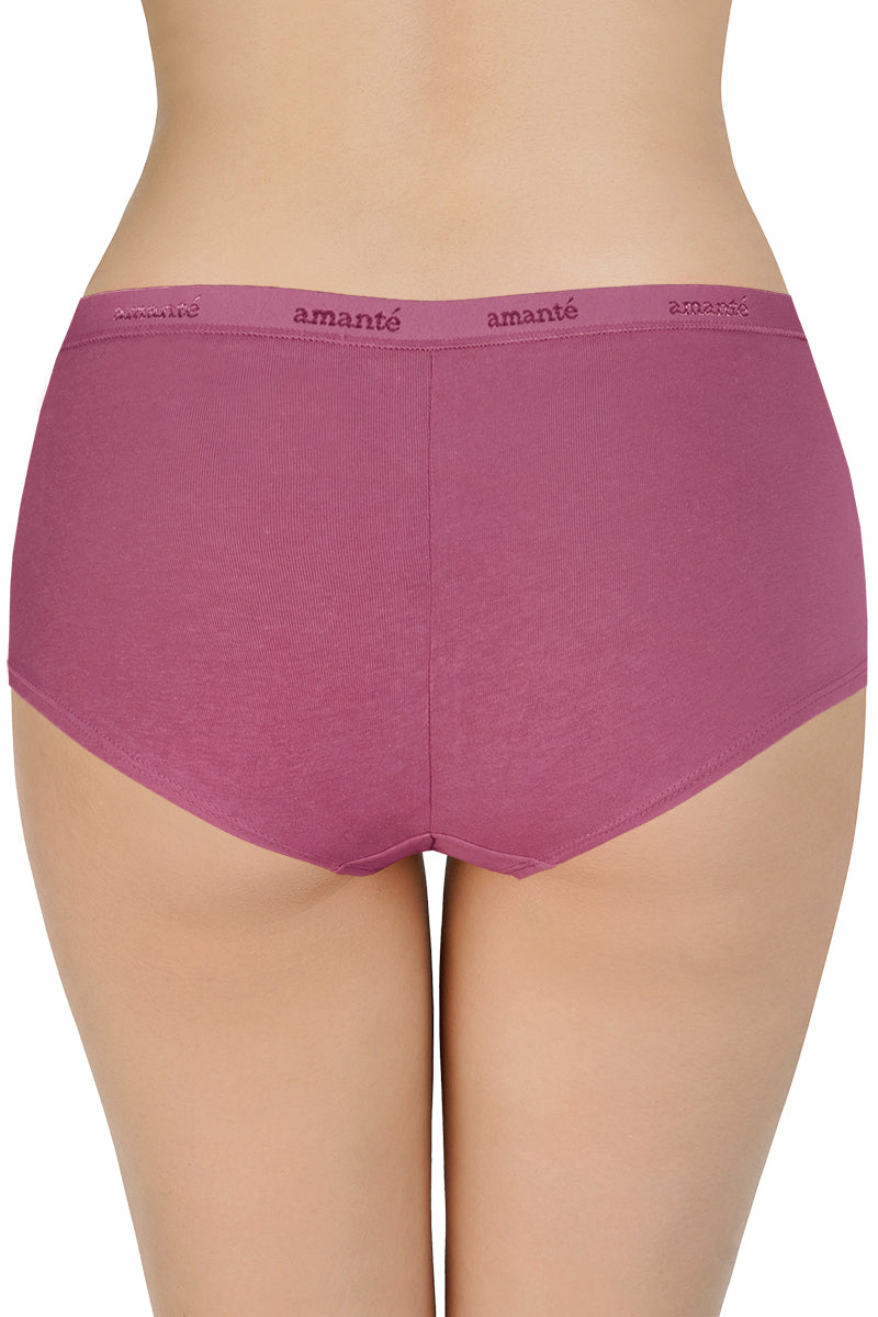 Low Rise Solid Boyshort Panties (Pack of 2)