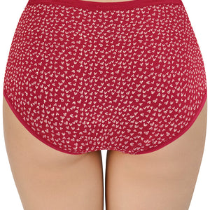 High Rise Print Full Brief Panties (Pack of 3)