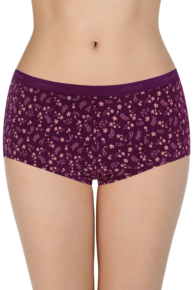 Low Rise Print Boyshort Panties (Pack of 2)