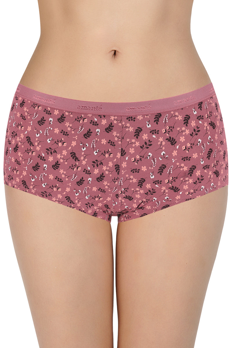 Low Rise Print Boyshort Panties (Pack of 2)