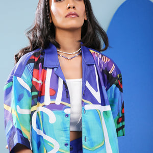 Cuban Oversized Shirt - Resort Wear