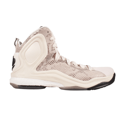 adidas D Rose 5 Boost White Tan Snakeskin