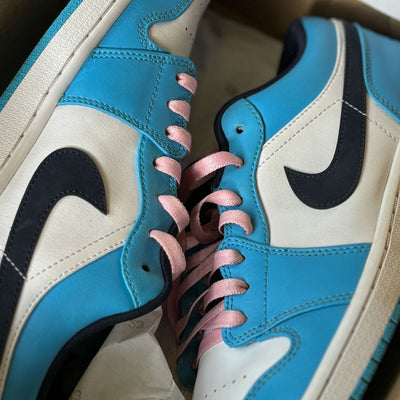 Nike Air Jordan 1 Low White / Powder Blue Obsidian