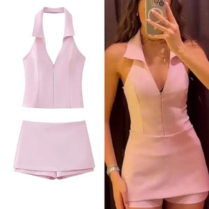 Hellor Luxe Co-ord Set in Blush