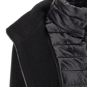 Herno Lamé Thread And Wool Coat