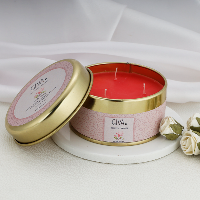 Milk Rose Candle