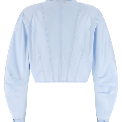 Elisabetta Franchi Cropped Shirt With Charms