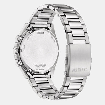 Eco-Drive Men Eco-Drive Blue Dial Analog Stainless Steel Watch CA4590-81L
