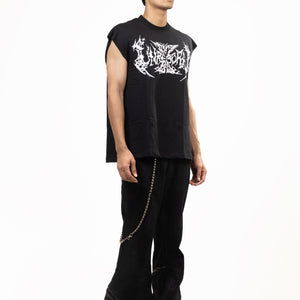 Hardcore Metal Logo - Black Tank