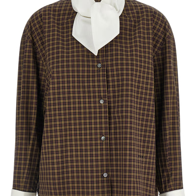 Marni Scarf Collar Shirt