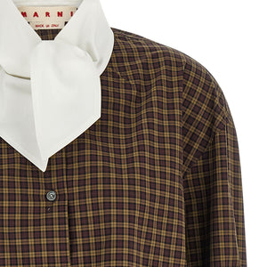 Marni Scarf Collar Shirt