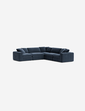 Blue Modern Velvet