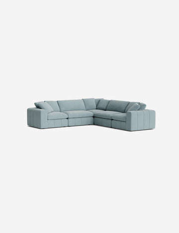 Sky Blue Classic Velvet