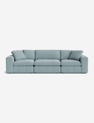Sky Blue Classic Velvet