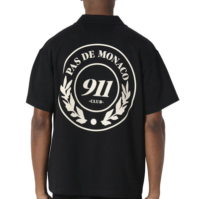 Pas De Monaco Carerra Line Black Shirt