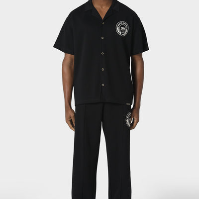 Pas De Monaco Carerra Line Black Shirt