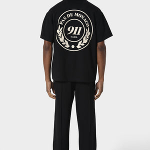 Pas De Monaco Carerra Line Black Shirt