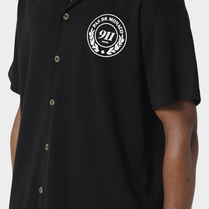 Pas De Monaco Carerra Line Black Shirt