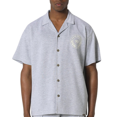 Pas De Monaco Carerra Line Marl Grey Shirt