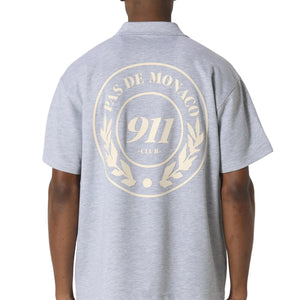 Pas De Monaco Carerra Line Marl Grey Shirt