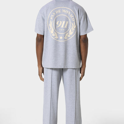Pas De Monaco Carerra Line Marl Grey Shirt