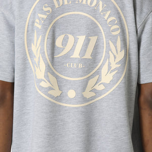 Pas De Monaco Carerra Line Marl Grey Shirt