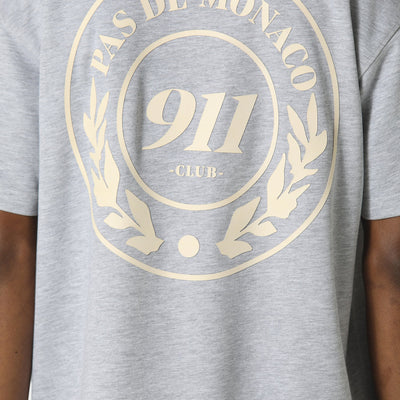 Pas De Monaco Carerra Line Marl Grey Shirt