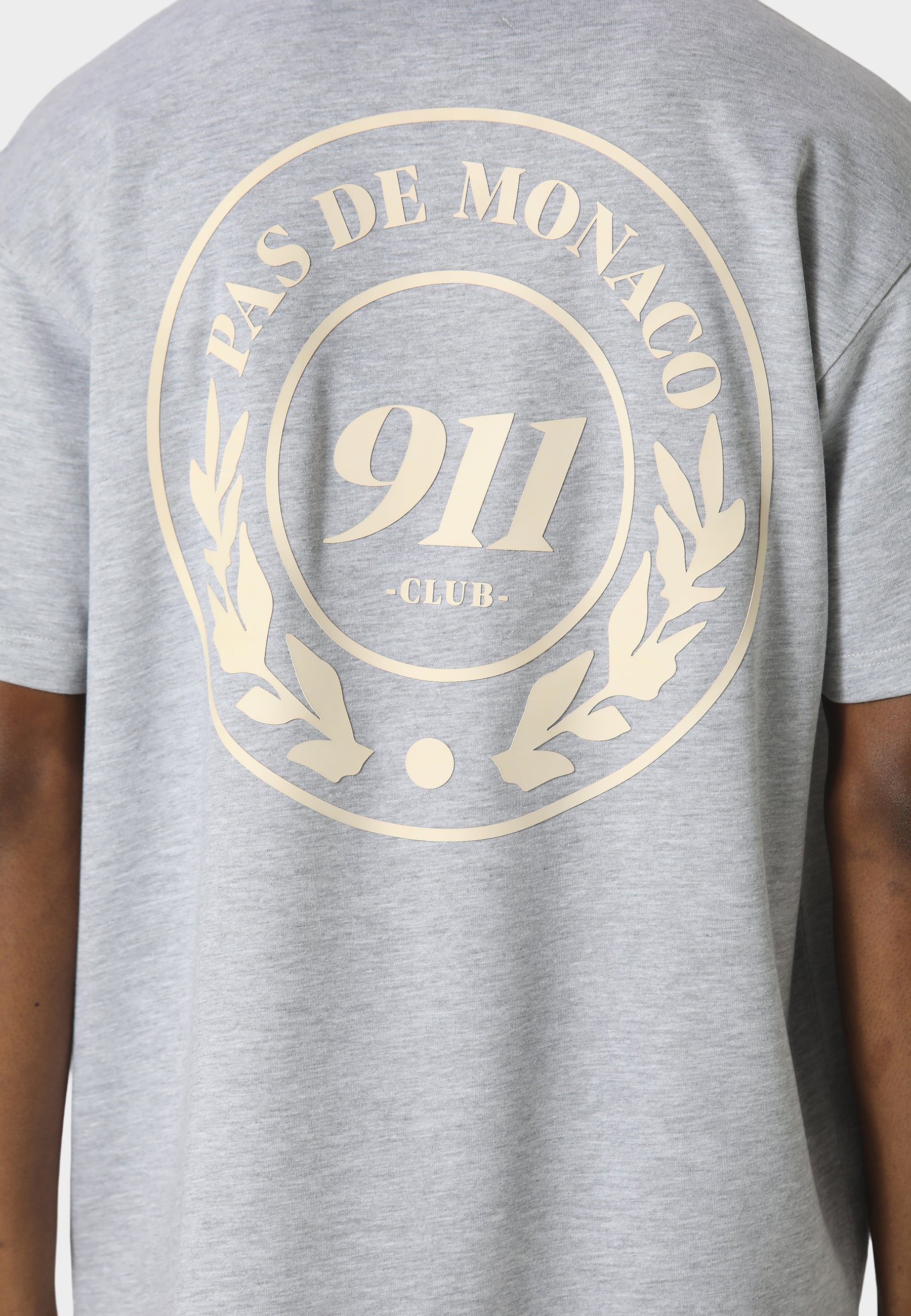 Pas De Monaco Carerra Line Marl Grey Shirt