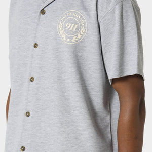 Pas De Monaco Carerra Line Marl Grey Shirt