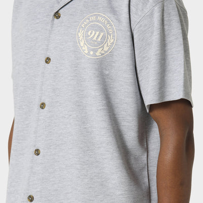 Pas De Monaco Carerra Line Marl Grey Shirt
