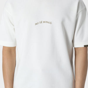 Pas De Monaco Carrera Prive Off White T-Shirt