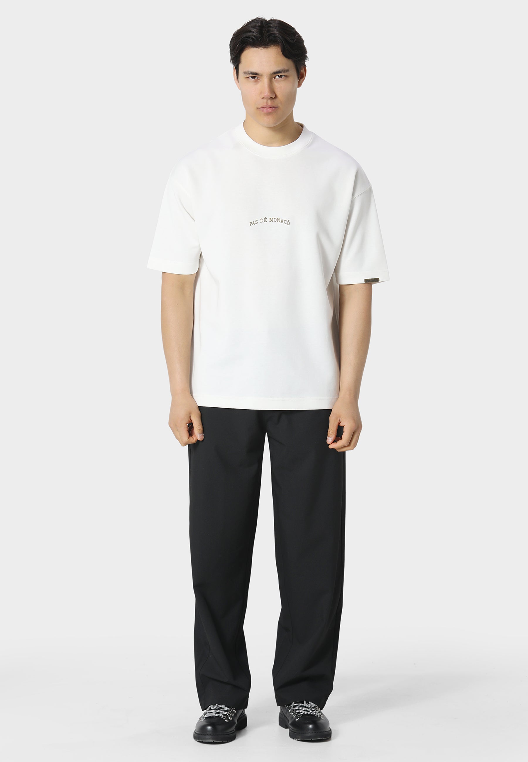 Pas De Monaco Carrera Prive Off White T-Shirt