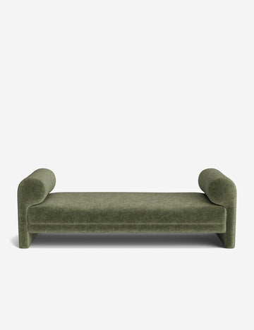 Moss Performance Striated Velvet