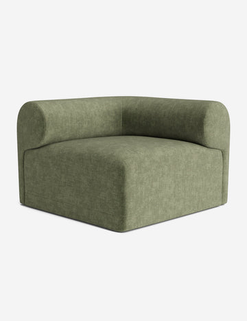 Moss Performance Striated Velvet