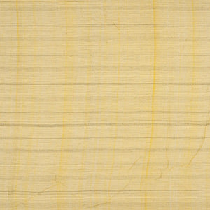 Sandal Handloom Chanderi Cotton Saree With Dotted Stripes-Sandal