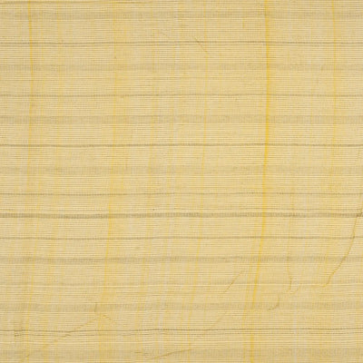 Sandal Handloom Chanderi Cotton Saree With Dotted Stripes-Sandal