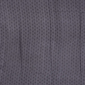 Black Handloom Chanderi Cotton Saree With Printed Floral Vine Motifs-Black