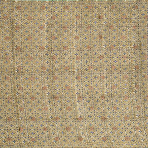 Light Blue Chanderi Cotton Saree Printed With Floral Motifs & Buttas-Light Blue