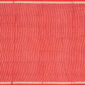 Black Chanderi Cotton Saree With Printed floral Motifs & Contrast Border-Black