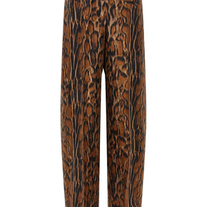 Alberto Biani Lynx Print Pants