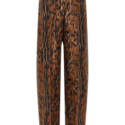 Alberto Biani Lynx Print Pants