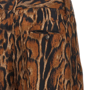 Alberto Biani Lynx Print Pants