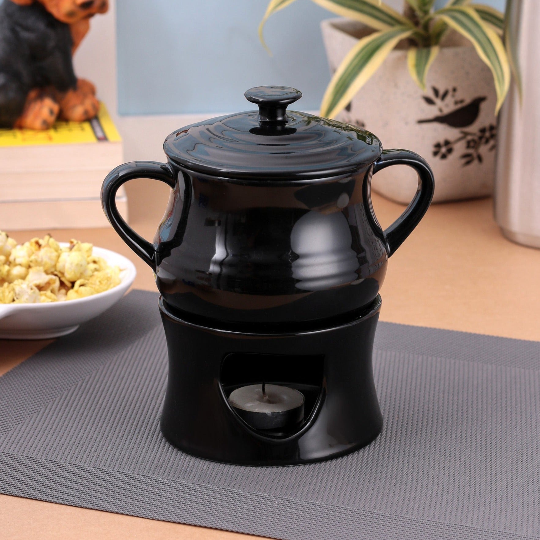 Clay Craft Basic Fondue 1 Piece Black