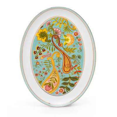 Urmi Fiesta Ceramic Dinner Set | Set of 34 Pcs
