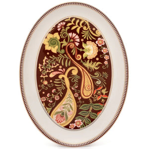 Urmi Ceramic Fiesta Dinner Set | Set of 34 Pcs