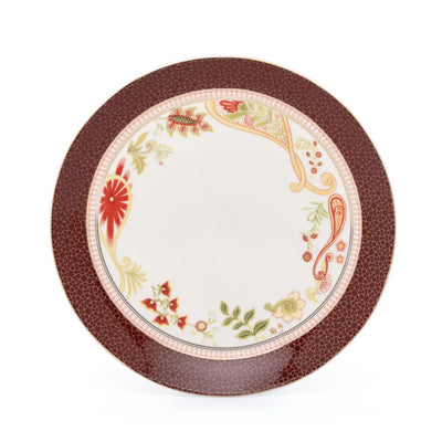 Urmi Ceramic Fiesta Dinner Set | Set of 34 Pcs